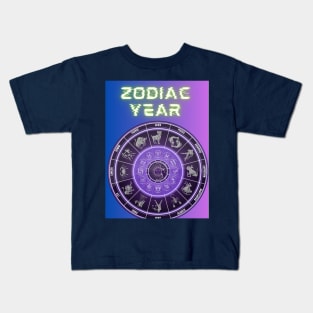 Zodiac cycle Kids T-Shirt